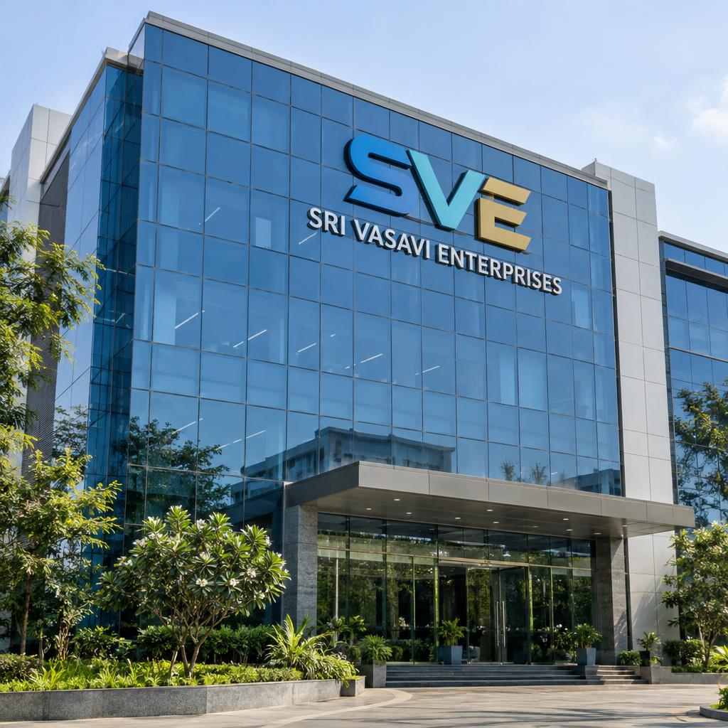 Illustrative Sri Vasavi Enterprises branded commercial building